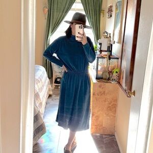 Vintage L.L. Bean Fleece Dress